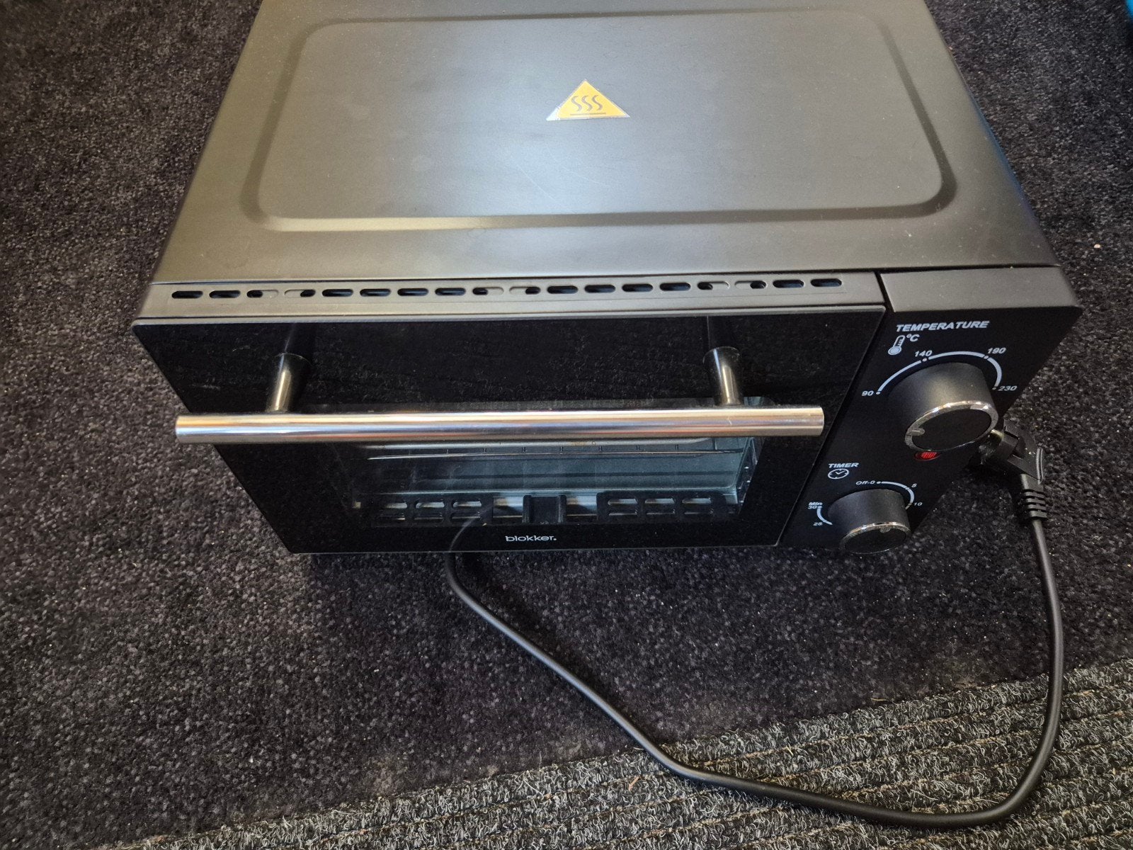 Blokker camping oventje 800W - Compact en handig, Ophalen of Verzenden, Gebruikt