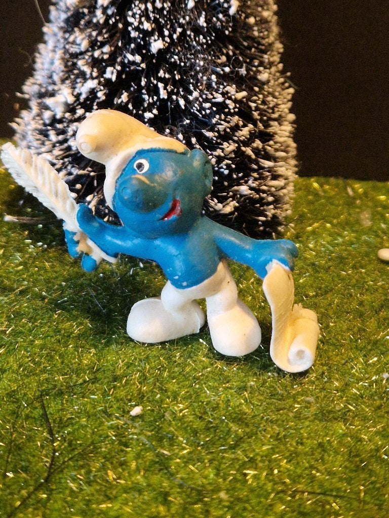 smurf 2, Verzamelen, Ophalen of Verzenden, Gebruikt, Overige Smurfen, Poppetje, Figuurtje of Knuffel