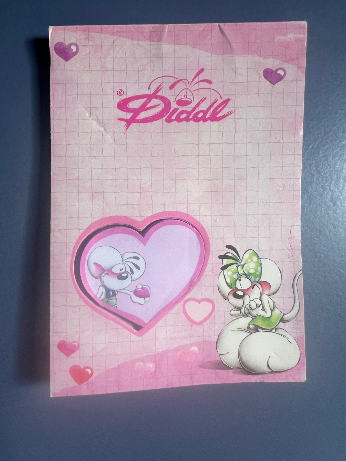 Diddl Dubbel Blok - Compleet met enkele blaadjes gebruikt, Ophalen of Verzenden, Diddl, Zo goed als nieuw, Papier, Kaart of Schrift