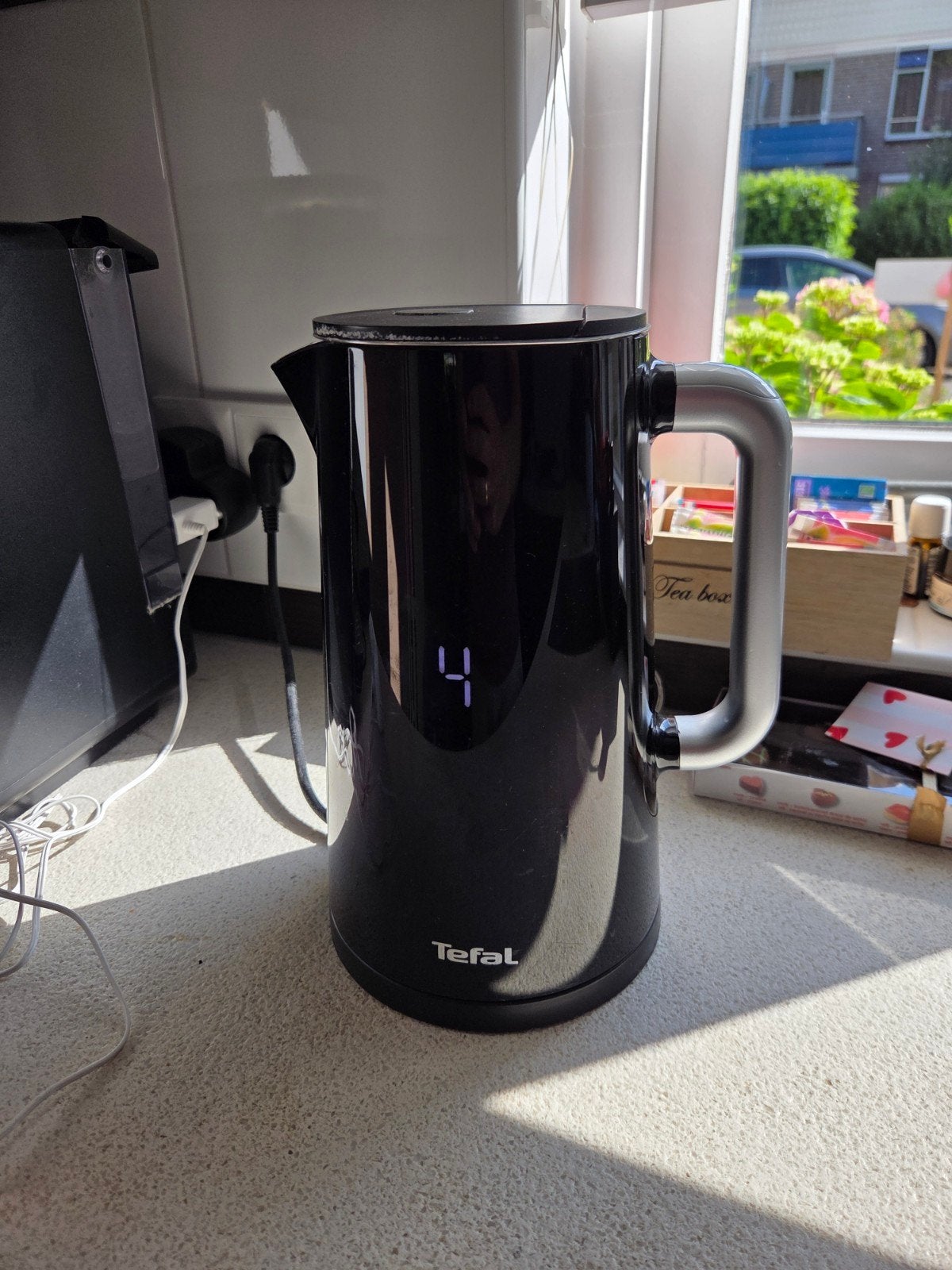 Waterkoker Tefal, 1 tot 2 liter, Ophalen of Verzenden, Gebruikt