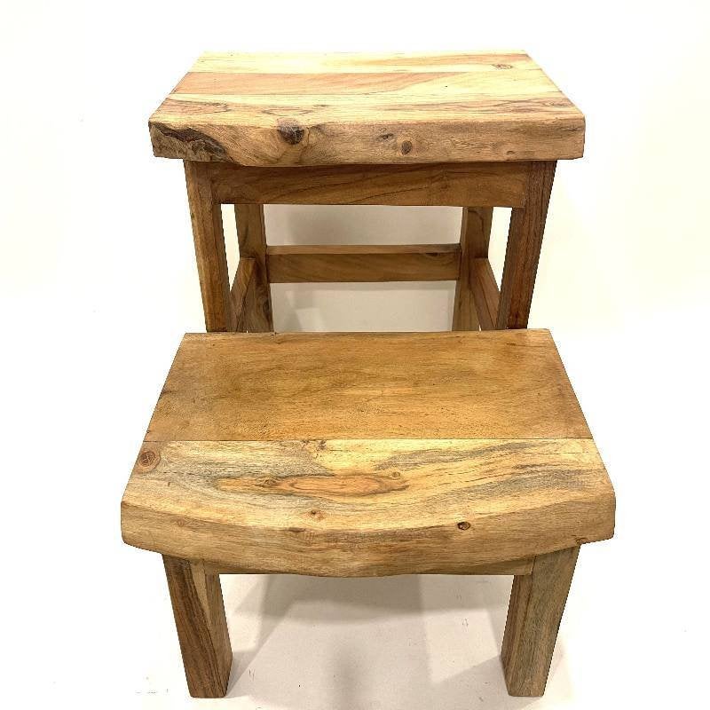 Houten Opstapje / Krukje – Step Stool (42x48x39 cm), Ophalen, Nieuw, Nvt, Nvt