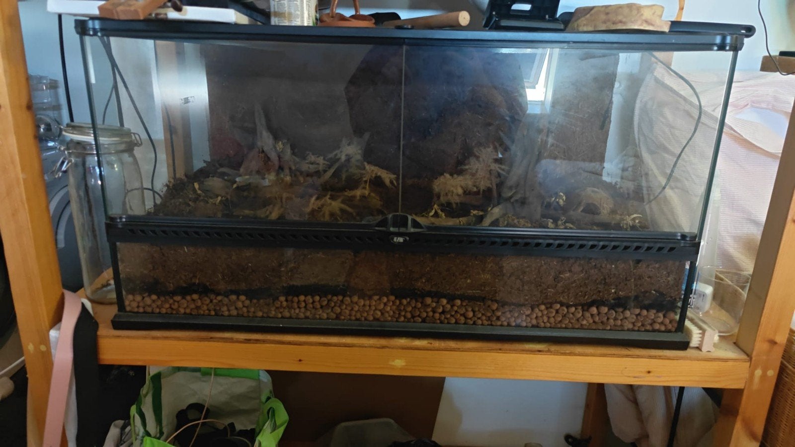 Exo terra terrarium 90x45x45, Dieren en Toebehoren, Ophalen, Gebruikt, Terrarium of Paludarium