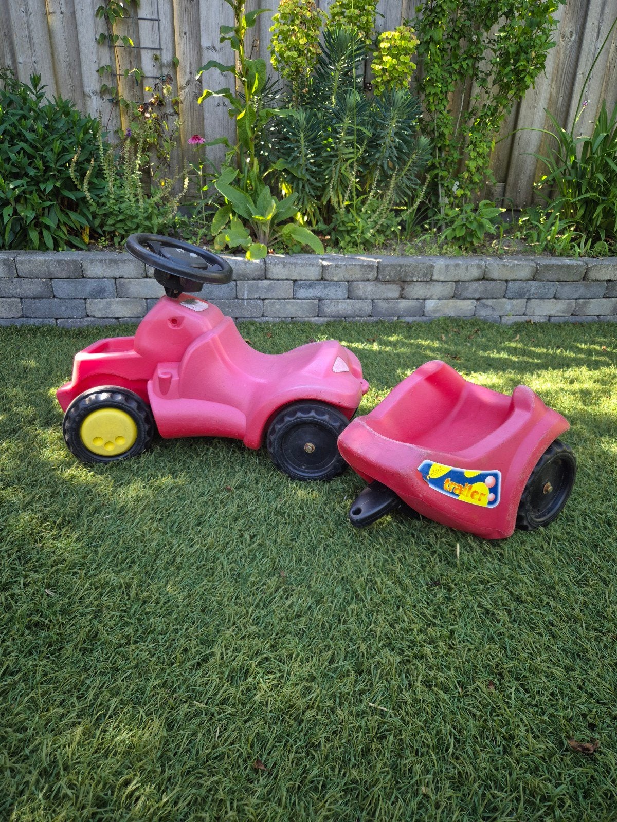 Loop tracktor met kar, Ophalen, Gebruikt, Overige merken, Met kar of aanhanger