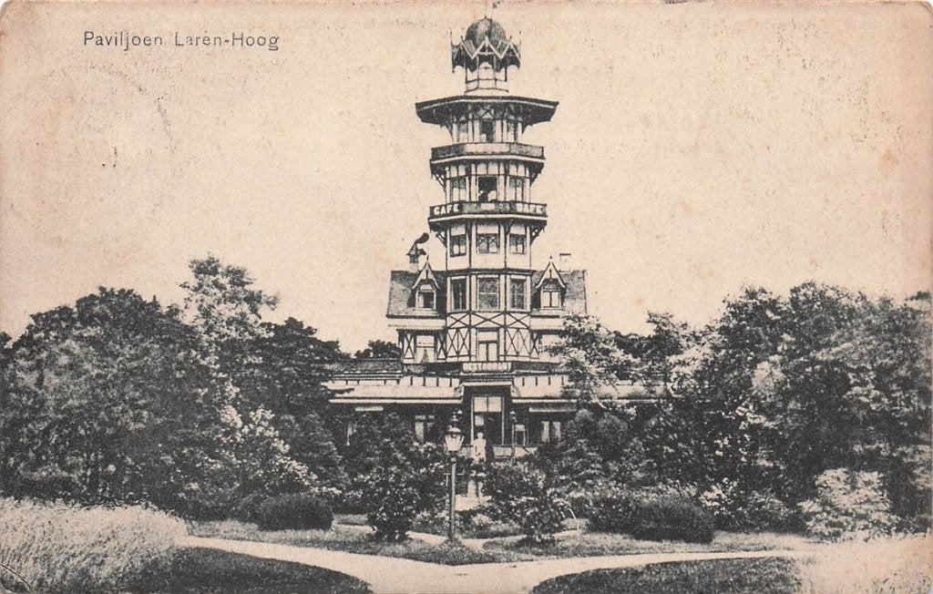 702-256-015 Paviljoen Laren-Hoog, Verzenden, Voor 1920, Noord-Holland