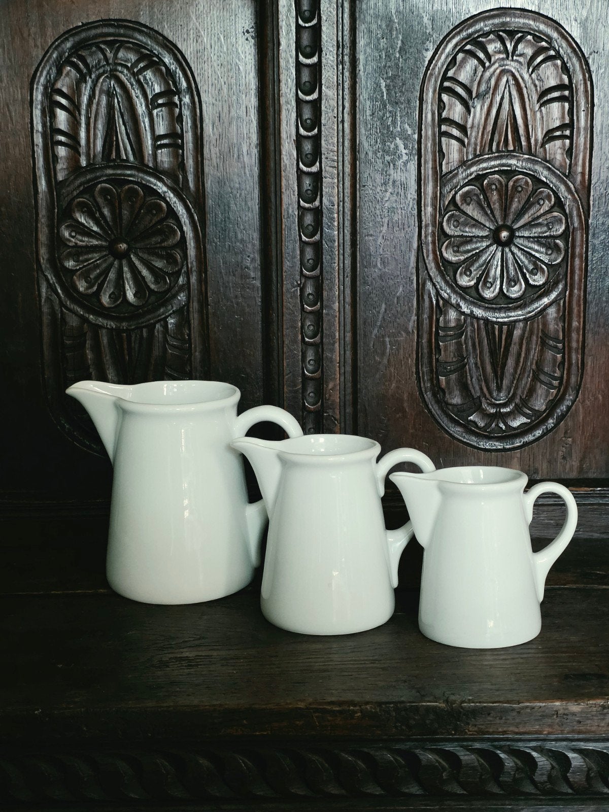 Vintage Mosa Maastricht melkkannen set van 3, Antiek en Kunst, Antiek | Keramiek en Aardewerk, Ophalen