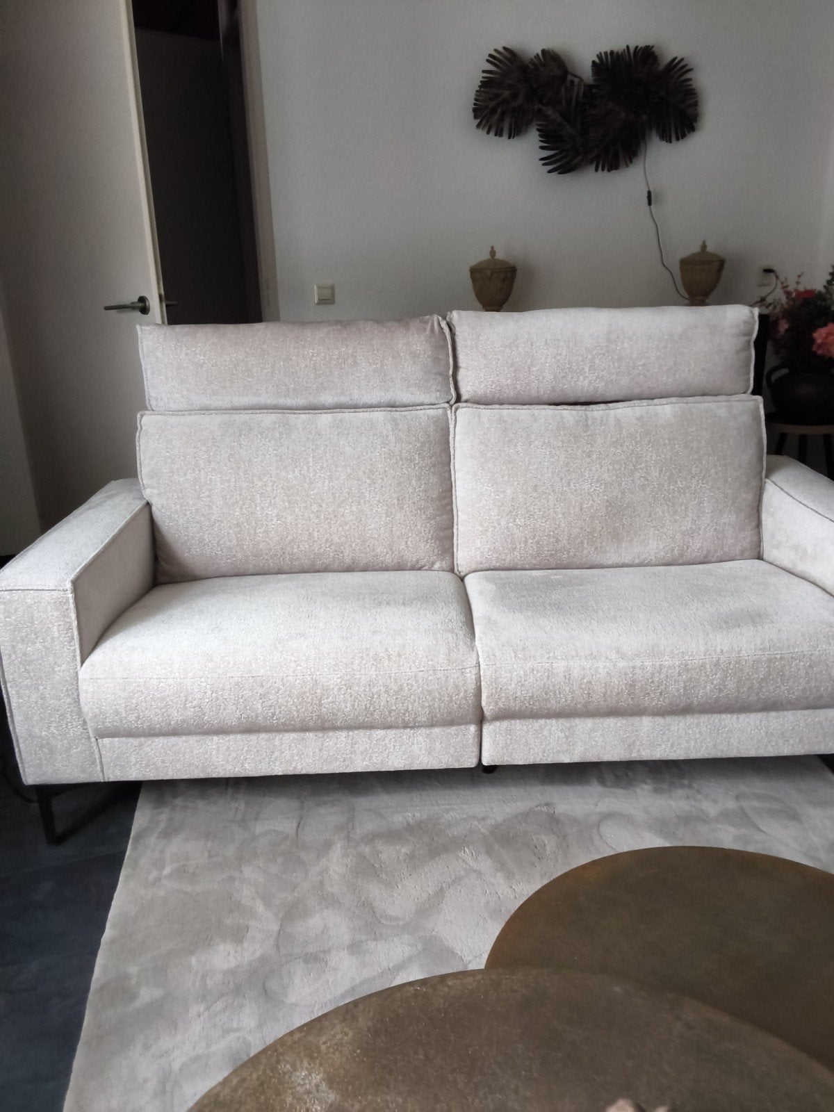 2 zits bank met 1 relax, Ophalen, 75 tot 100 cm, Tweepersoons, 150 tot 200 cm