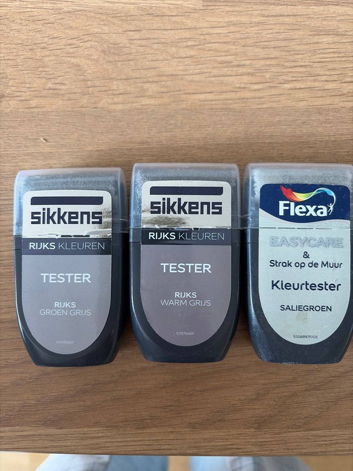 Sikkens & Flexa Kleurtesters (3 stuks), Doe-het-zelf en Verbouw, Ophalen, Gebruikt, Verf, Minder dan 5 liter