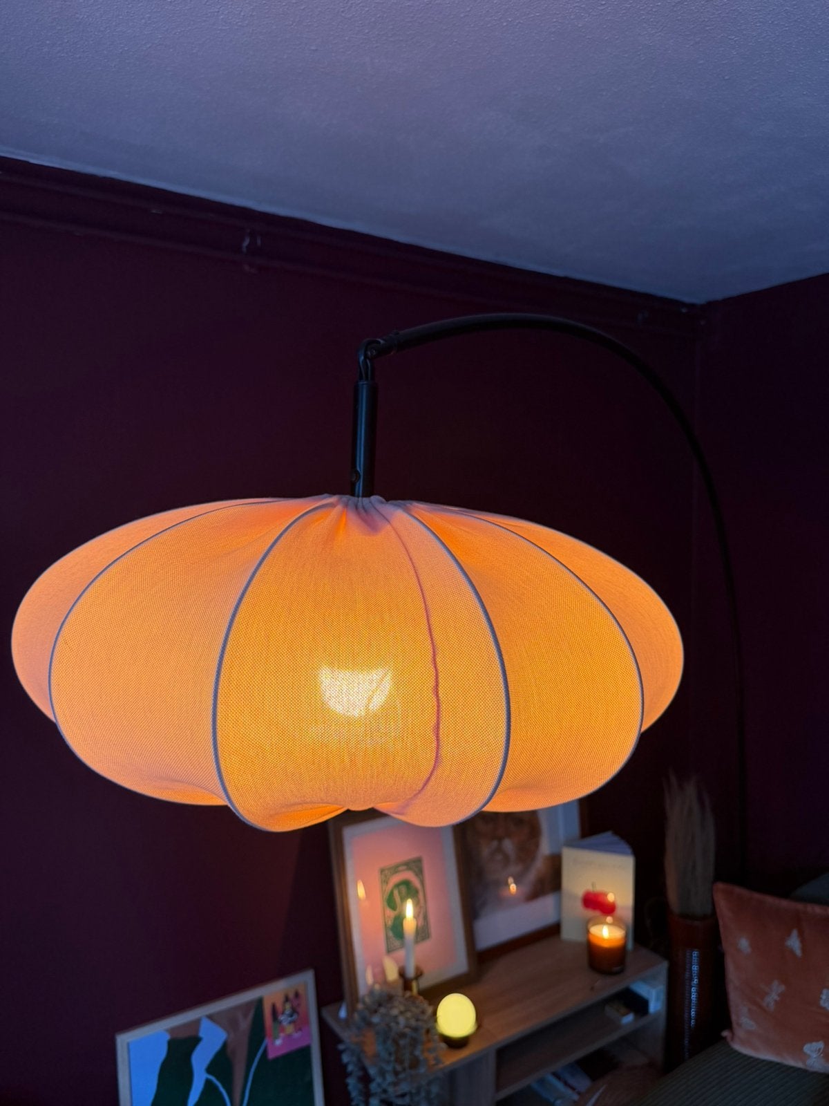 Ikea Booglamp + dimmer, Ophalen, Zo goed als nieuw, IKEA