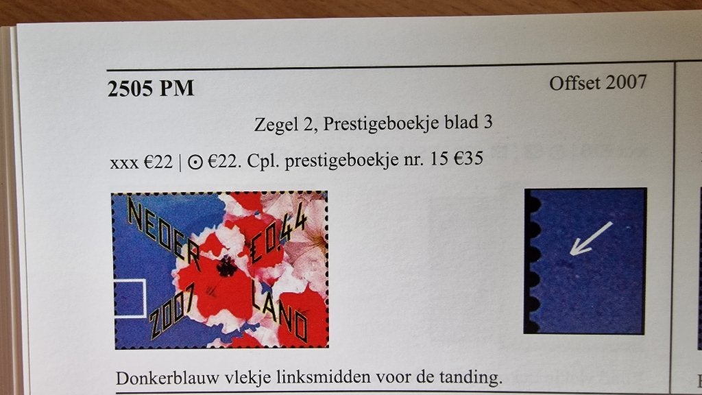 Prestigeboekje 15 (PR15) met Plaatfout 2505 PM - Postfris, Ophalen of Verzenden, Na 1940, Postfris