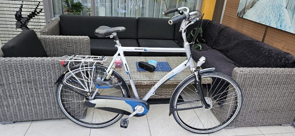 Batavus Weekend Herenfiets 65cm, Fietsen en Brommers, Fietsen | Heren | Herenfietsen, Ophalen, Versnellingen, Batavus, Zo goed als nieuw
