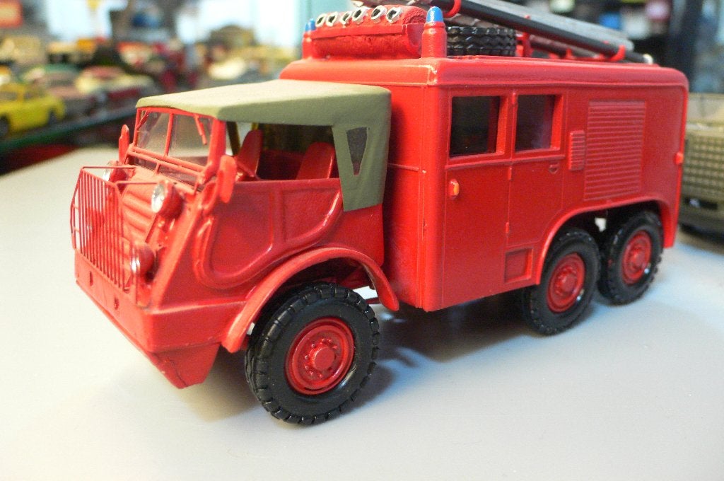 daf ya 328 brandweer- minitrucks metaal 1/50-UNIEK-enig ex., Hobby en Vrije tijd, Verzenden, Nieuw, Bus of Vrachtwagen, Overige merken