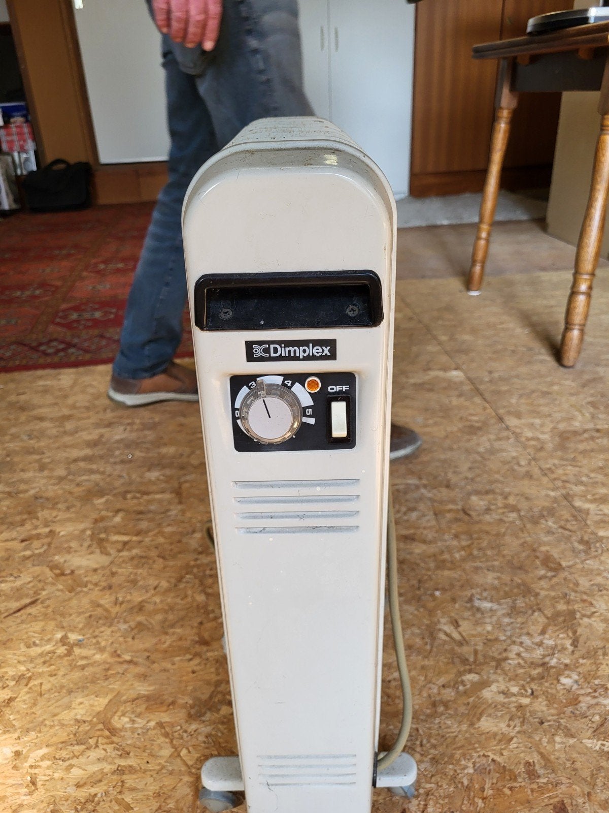 Dimplex elektrische olieradiator - Gebruikt, Doe-het-zelf en Verbouw, Gebruikt, Radiator, Minder dan 60 cm, Ophalen of Verzenden