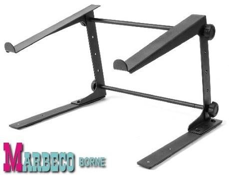 DJ Laptopsteun, Laptopstandaard, Laptophouder, In hoogte verstelbaar, Power Dynamics, Info@marbeco.nl, Power Dynamics