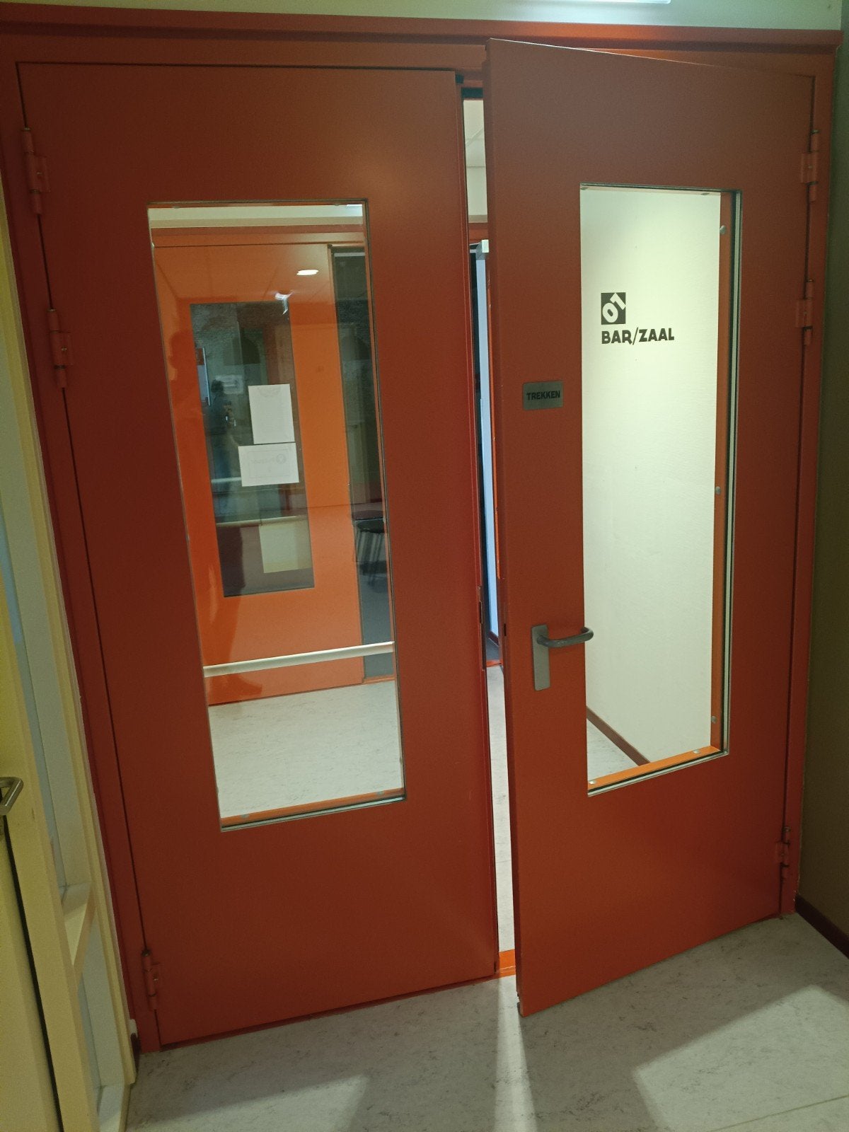 2x Dubbele zwaar uit gevoerde geluidsdichte deur, Ophalen, Gebruikt, 120 cm of meer, Binnendeur