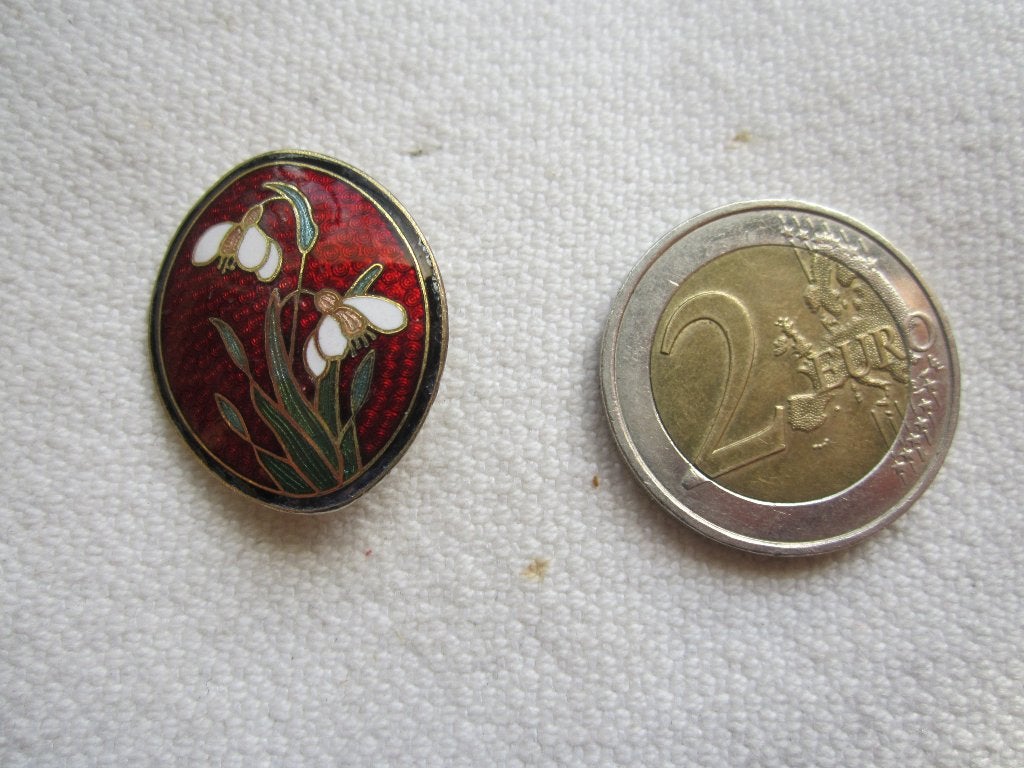 19.   Aparte oude broche, klein FISH, Ophalen, Overige materialen, Broche