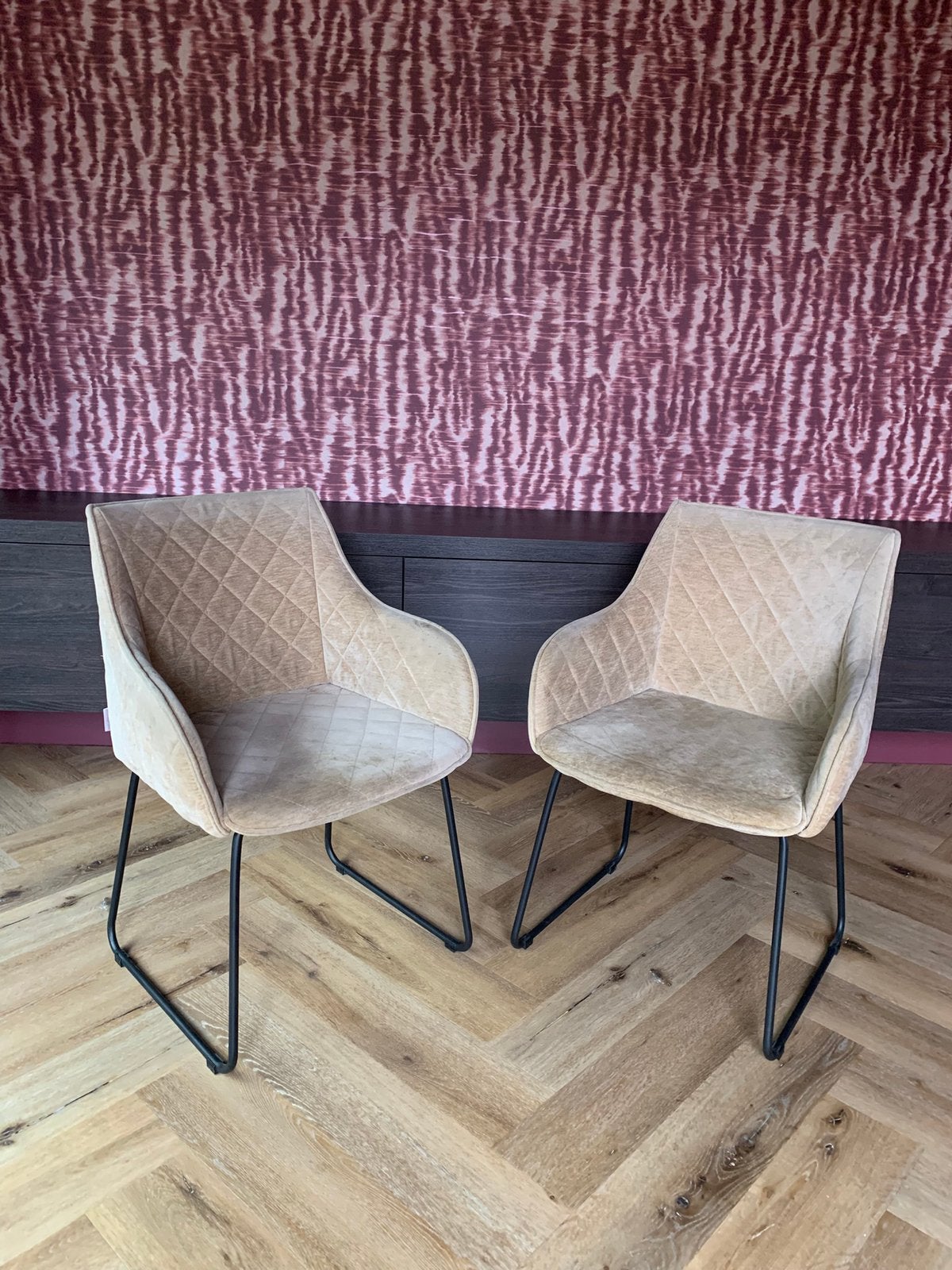 Riviera Maison Frisco Drive eetkamerstoel beige creme, Huis en Inrichting, Stoelen, Ophalen, Twee, Overige kleuren, Riviera Maison Eric Kuster Table du Sud Zitmaxx Eierkamp