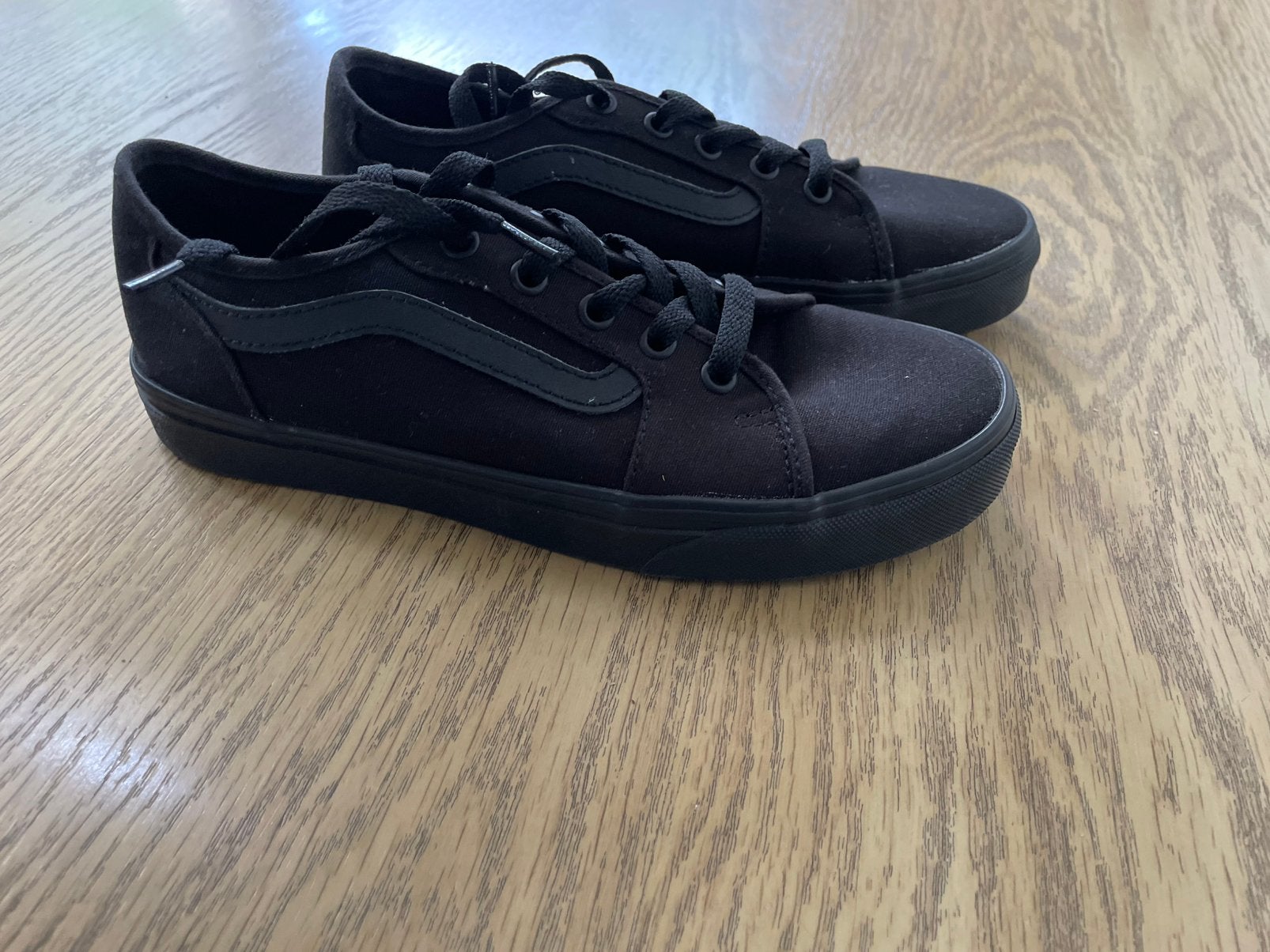 Zwarte Vans maat 38, Ophalen, Zo goed als nieuw, Zwart, Sneakers of Gympen