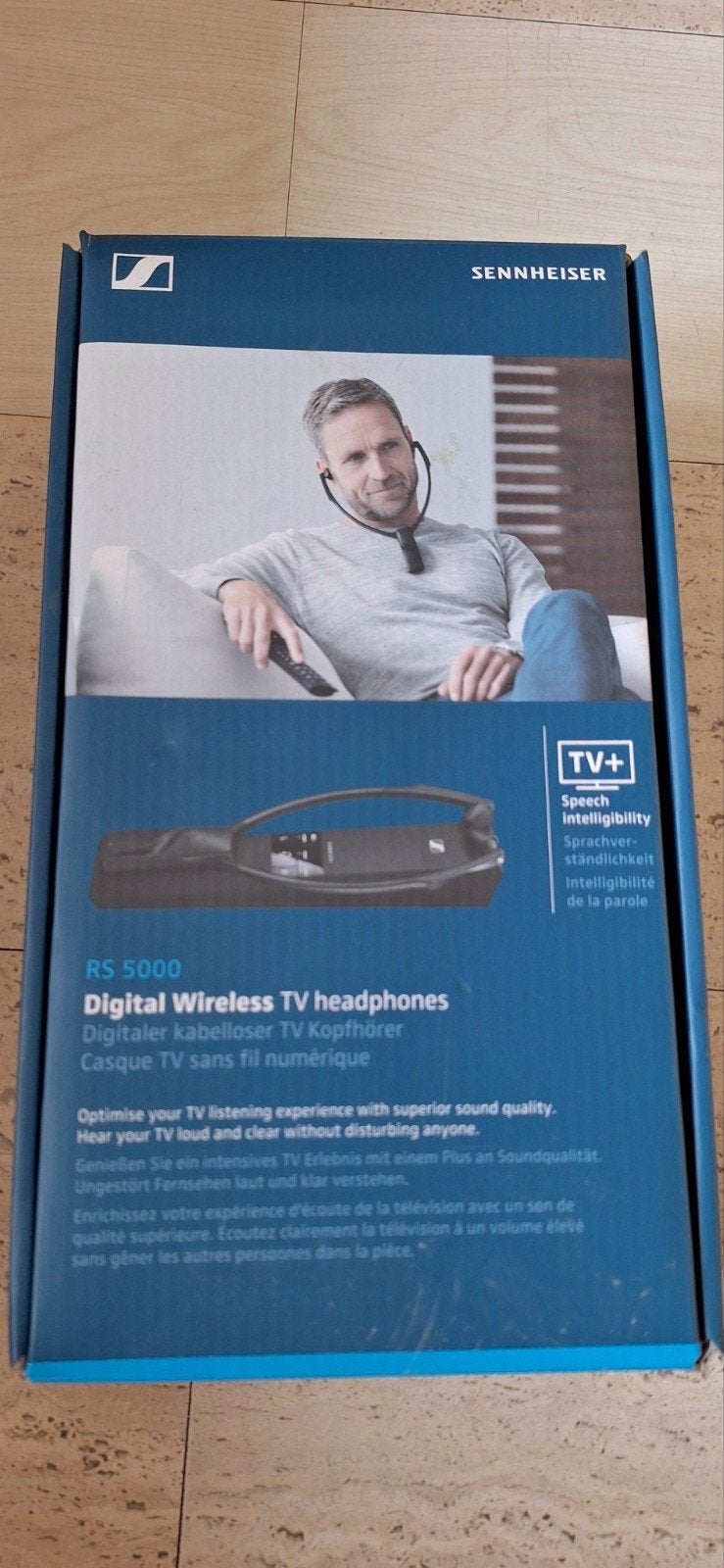 Sennheiser RS 5000 Digitale Draadloze TV Hoofdtelefoon, Sennheiser, Draadloos, Ophalen of Verzenden, Zo goed als nieuw