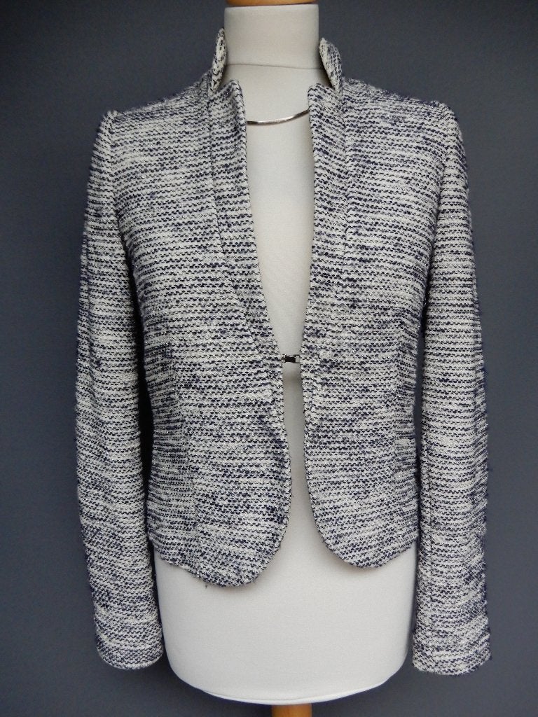SALE !! ROSES OF AVALON maat 40, jasje met lurexdraadje., Maat 38/40 (M), Blauw, Ophalen of Verzenden, Zo goed als nieuw
