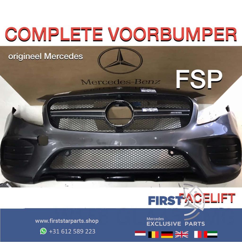 W156 X156 GLA AMG FACELIFT VOORBUMPER + GLA45 GRIL Mercedes, Gebruikt, -, Voor, Ophalen of Verzenden
