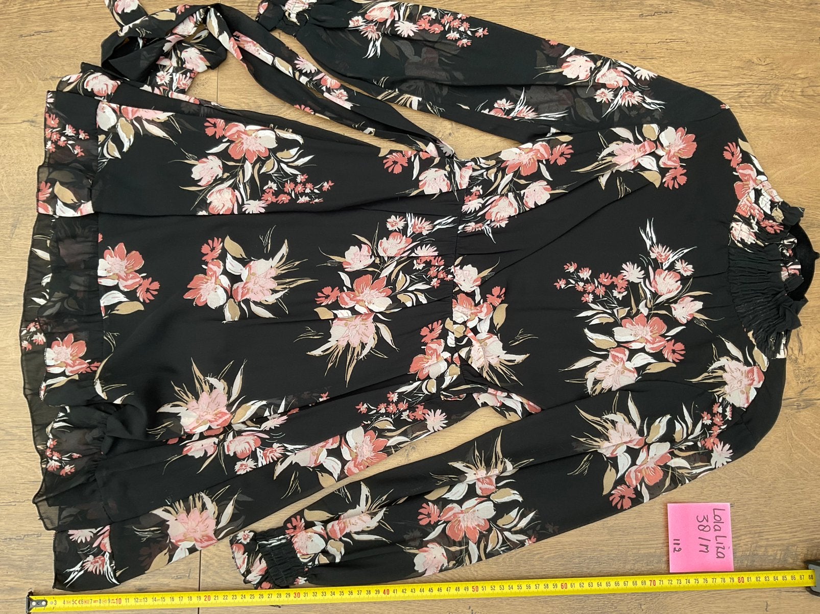 Nieuwe Lola Liza jurk met onderjurk maat Medium/38, Ophalen, Nieuw, Maat 38/40 (M), Zwart