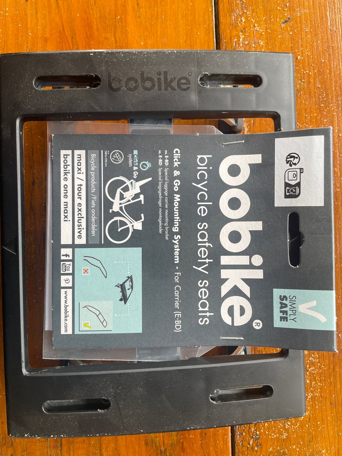 Bobike Click & Go Montage Systeem voor Bagagedrager, Ophalen of Verzenden, Nieuw, Achterzitje