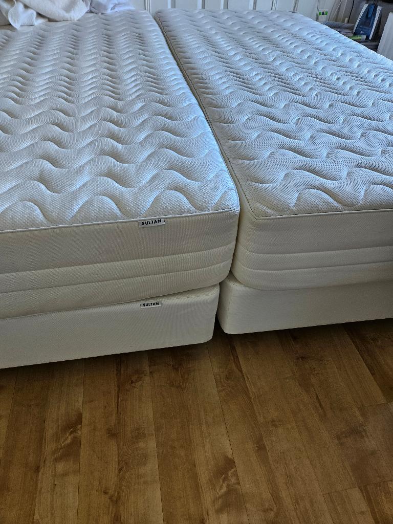 2 x matrassen voor boxspring 90/200, Ophalen, Gebruikt, 90 cm, Eenpersoons