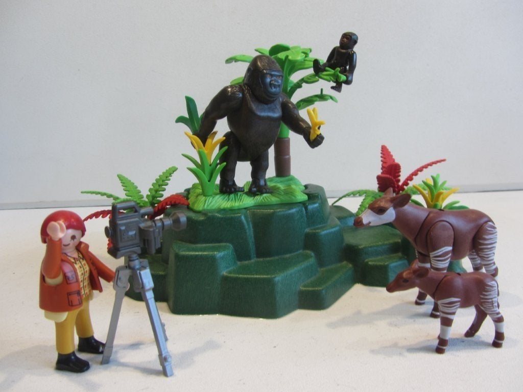 Playmobil Gorilla`s en okapi`s – 5273, Ophalen of Verzenden, Gebruikt, Los playmobil
