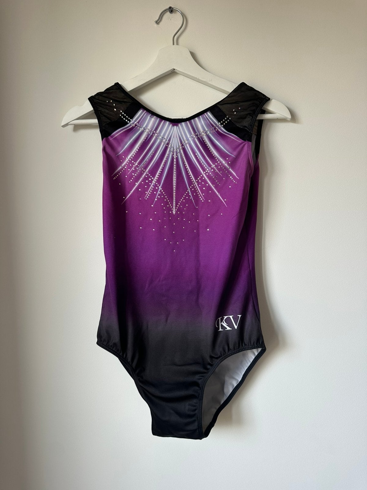 KV leotards, Maat AM, kleur paars, Sport en Fitness, Paars, Maat 36 t/m 42, Ophalen of Verzenden, Zo goed als nieuw