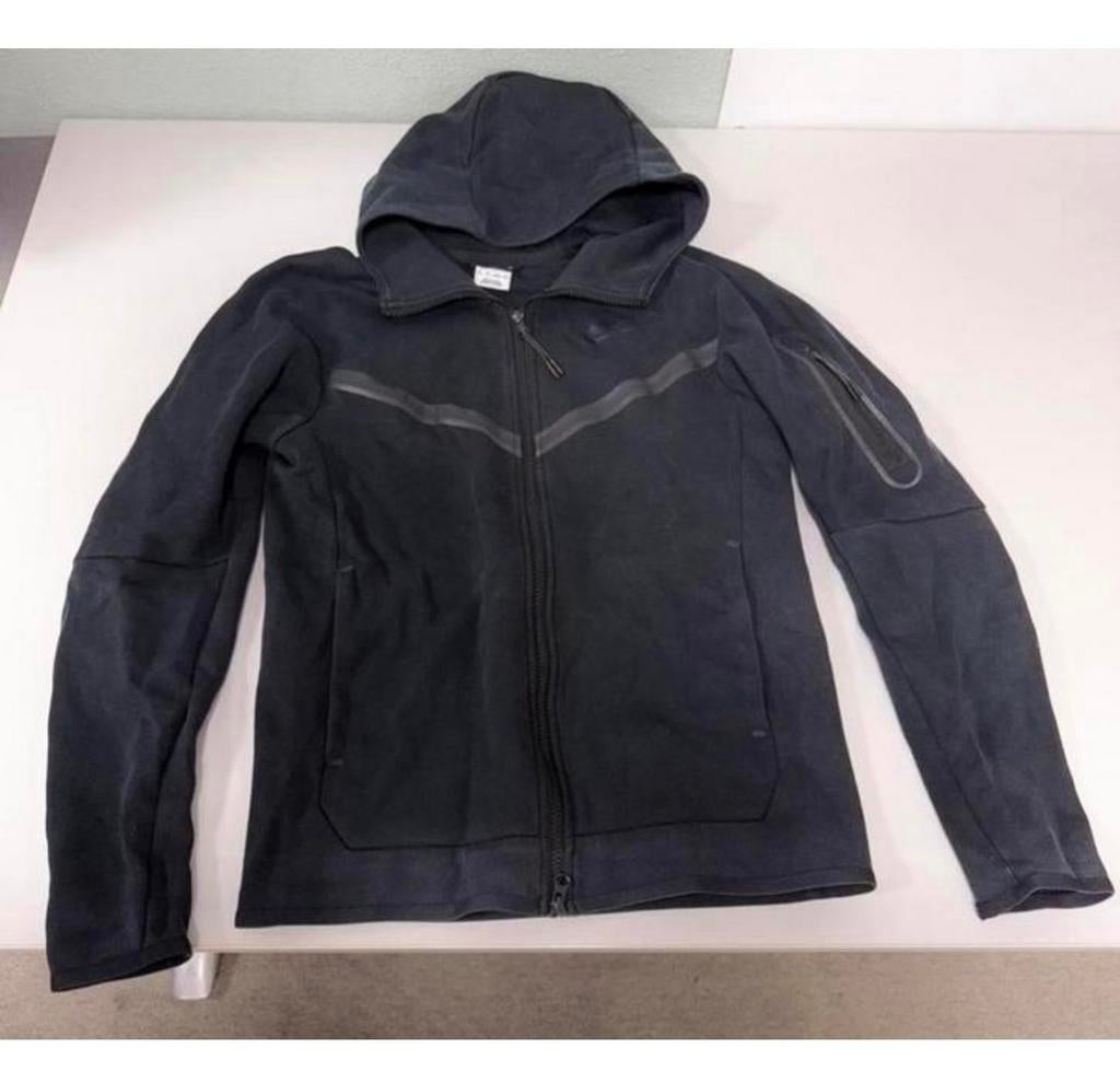 Nike Tech Fleece sweatvest XS S zwart heren mannen vest jack, Zwart, Ophalen of Verzenden, Zo goed als nieuw, H