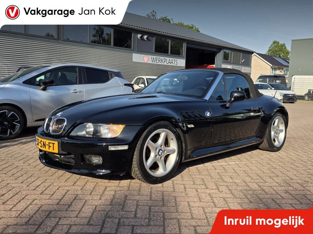 BMW Z3 Roadster 2.8 wide body, airco. C 2.8 (bj 1997), Stoelverwarming, Zwart, 192 pk, Cabriolet