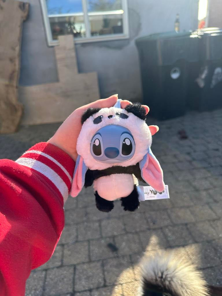 Disney Yuyu Stitch Panda knuffel (ruilen), Ophalen, Zo goed als nieuw, Overige typen