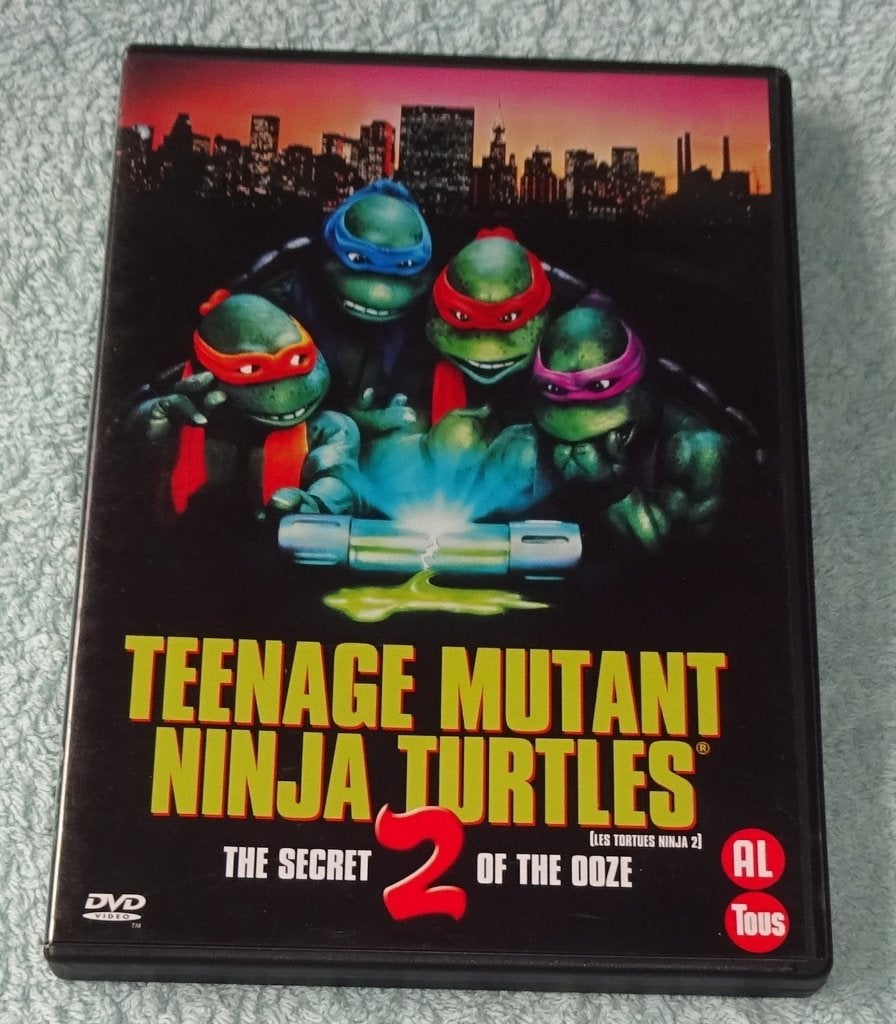 Teenage mutant ninja turtles 2 DVD - The secret of the Ooze, Alle leeftijden, Ophalen of Verzenden, Gebruikt, Fantasy