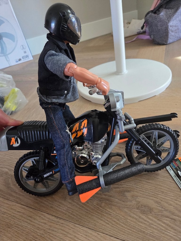 Action man turbolance motorbike 1994, Ophalen of Verzenden, Gebruikt