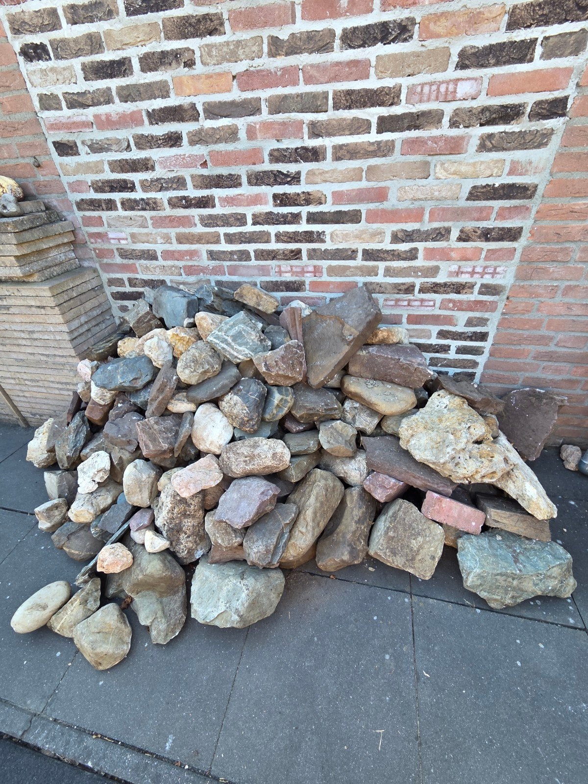 Diverse rotsen en keien voor tuin of decoratie, Ophalen, Overige materialen, Gebruikt, Kei