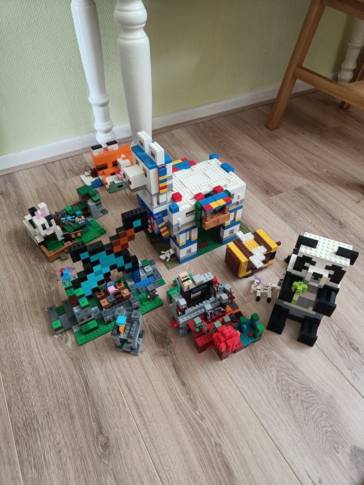 Grote collectie LEGO Minecraft sets en figuren, Kinderen en Baby's, Speelgoed | Duplo en Lego, Gebruikt, Minecraft, Lego, Ophalen of Verzenden