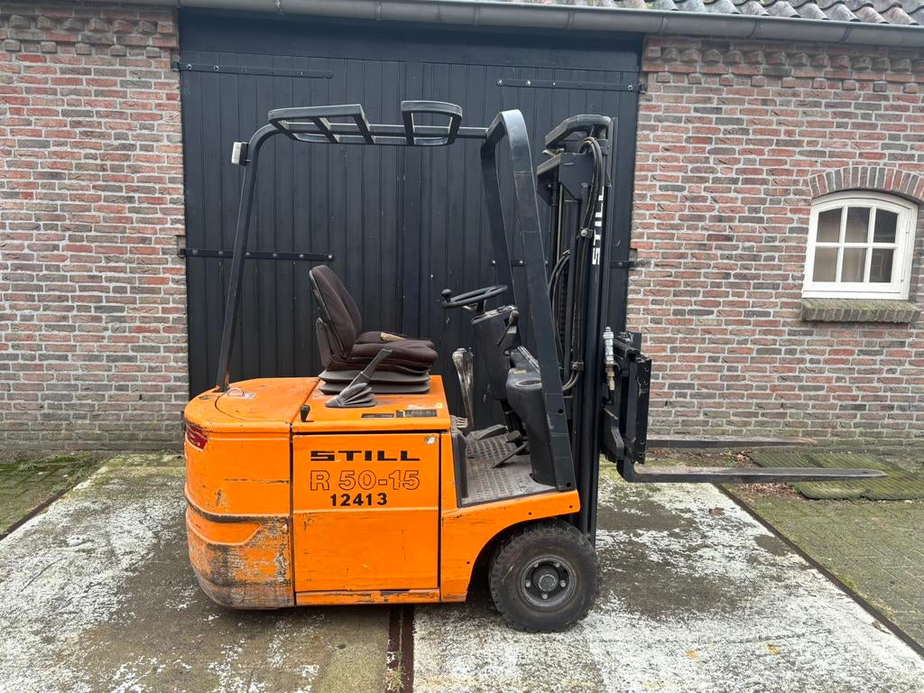 Still elektrische heftruck, Doe-het-zelf en Verbouw, Transportwagens, 100 liter of meer, Ophalen of Verzenden, Transportkar