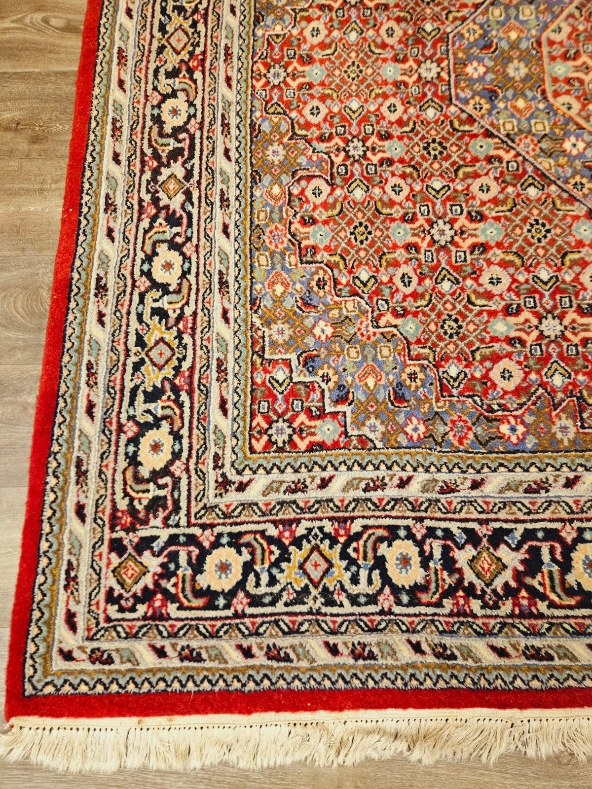 Perzisch Handgeknoopt Tapijt. Prachtige kleuren en patronen!, Bruin, 200 cm of meer, Ophalen of Verzenden, Zo goed als nieuw