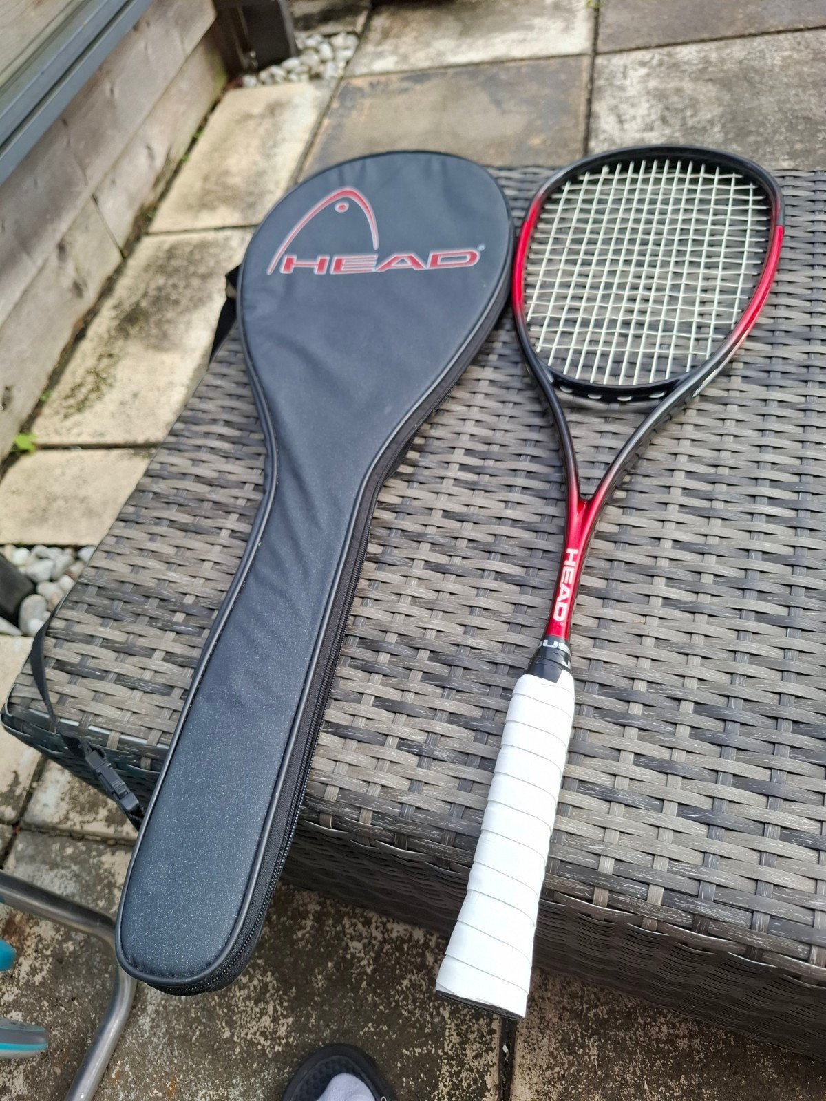 Head 160-G Squash Racket met hoes, Gebruikt, Wuhrkopfweg 1, 6921 Kennelbach, Austria, Head Sport GmbH, Ophalen of Verzenden