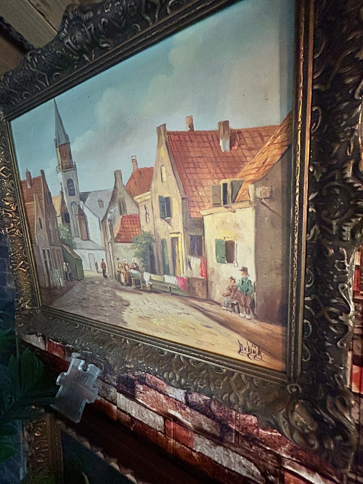 Scheveningen Van Dijk, Ophalen, Doek, Gedateerd, Klassiek