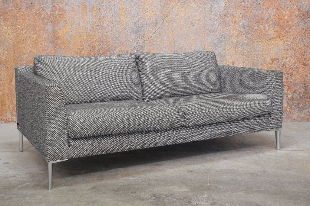 IZG Staat grijze stoffen Design on Stock Heelz design bank, Design on Stock, 150 tot 200 cm, 75 tot 100 cm, Ophalen of Verzenden