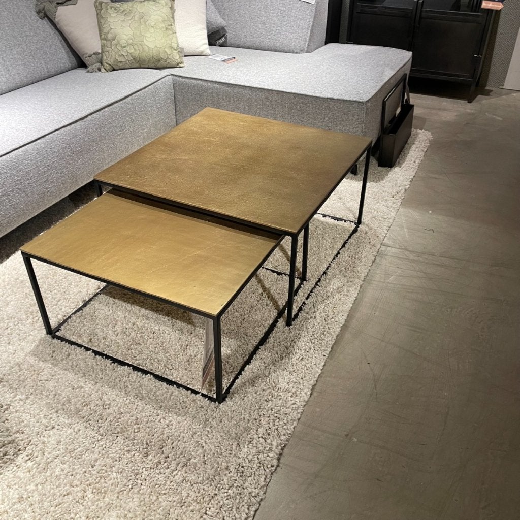 2x Salontafel Pilunio Goud - Pronto Wonen, Niet ingevuld, Niet ingevuld, Niet ingevuld