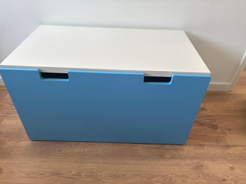 IKEA Speelgoedkist - Blauw/Wit, Ophalen, Gebruikt, Overige typen