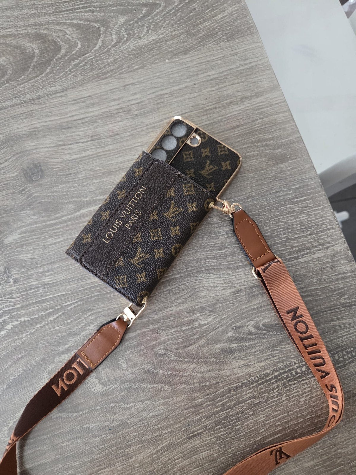 Luxe Telefoonhoesje S22 met Louis Vuitton design, Telecommunicatie, Ophalen of Verzenden, Nieuw, Overige modellen, Hoesje of Tasje