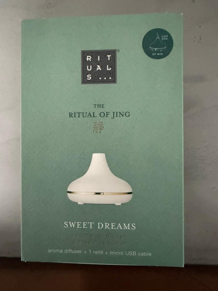 Nieuw Rituals Jing sleep aroma diffuser geurverspreider, Ophalen of Verzenden, Nieuw, Overige materialen, Minder dan 25 cm