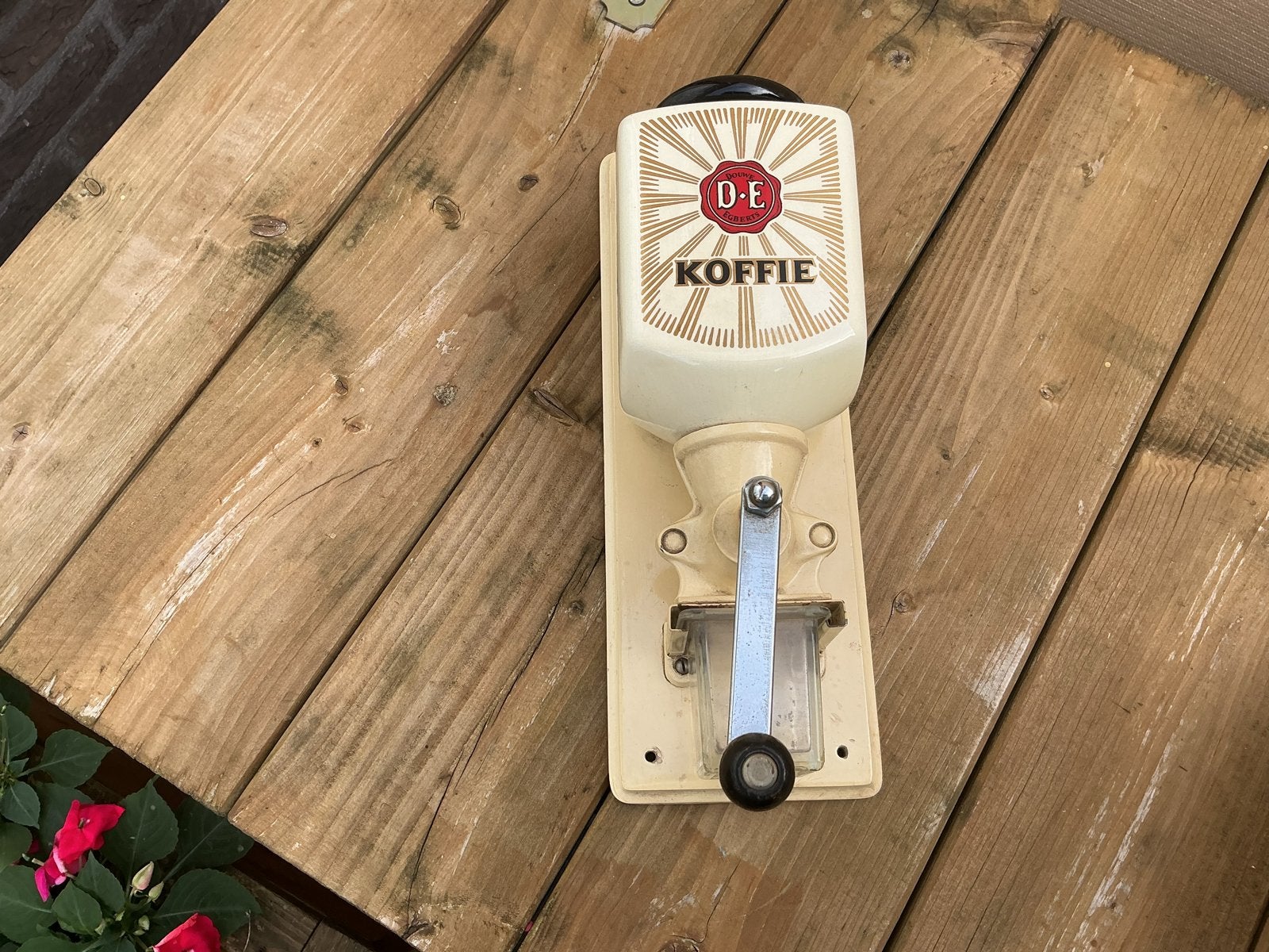 Vintage Douwe Egberts Koffiemolen - Wandmodel, Ophalen