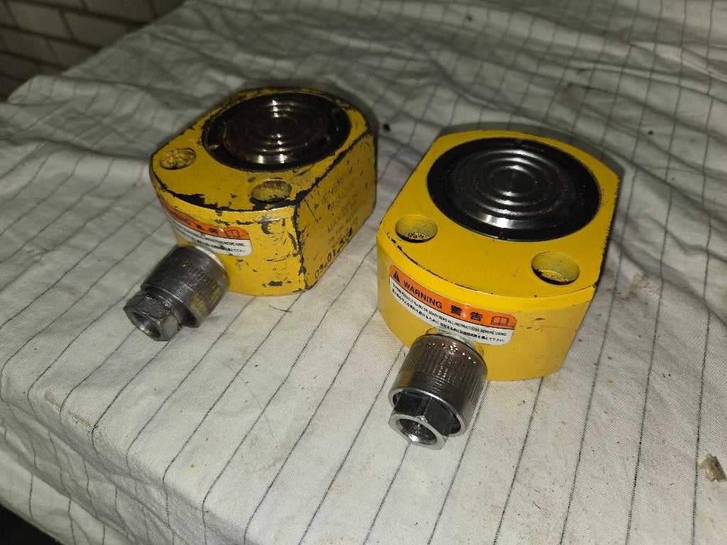 Enerpac hydraulische vijzels 20 ton, Doe-het-zelf en Verbouw, Ophalen, Gebruikt, Overige typen