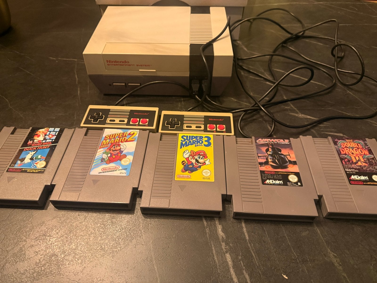 Nintendo NES Classic met 2 controllers en 5 games, Spelcomputers en Games, Ophalen, Gebruikt, Met 2 controllers, Met games