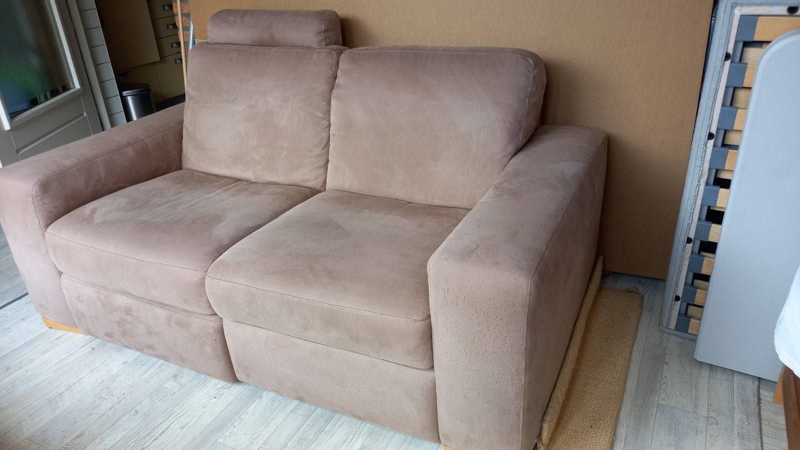 2 persoons bankstel, Huis en Inrichting, Banken | Bankstellen, Ophalen, Gebruikt, 75 tot 100 cm