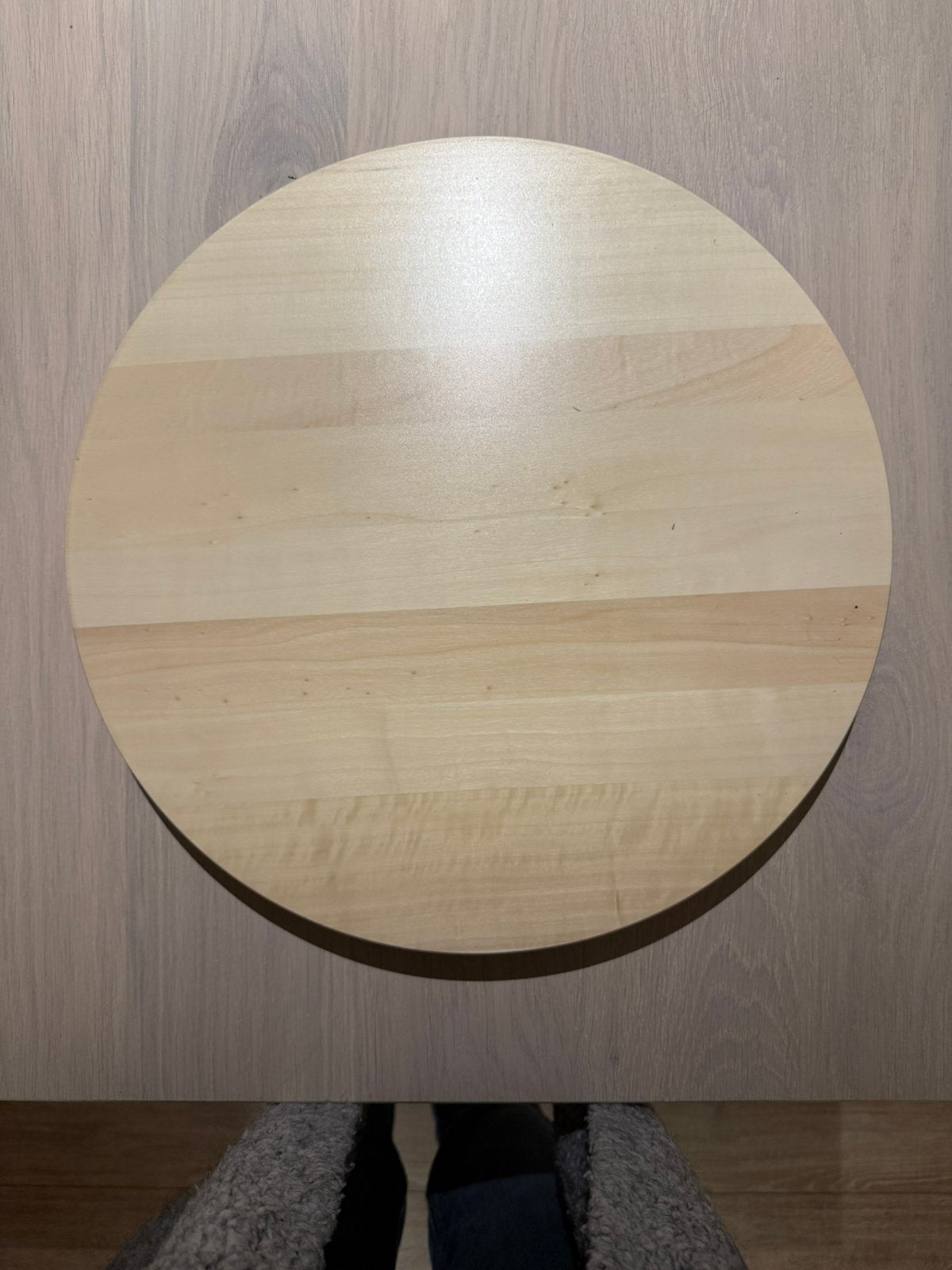 Draaiplateau massief hout  borrelplank nieuw, Snij-/serveerplank, Ophalen of Verzenden, Nieuw, Hout